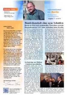 Infos aus Berlin Nr. 17