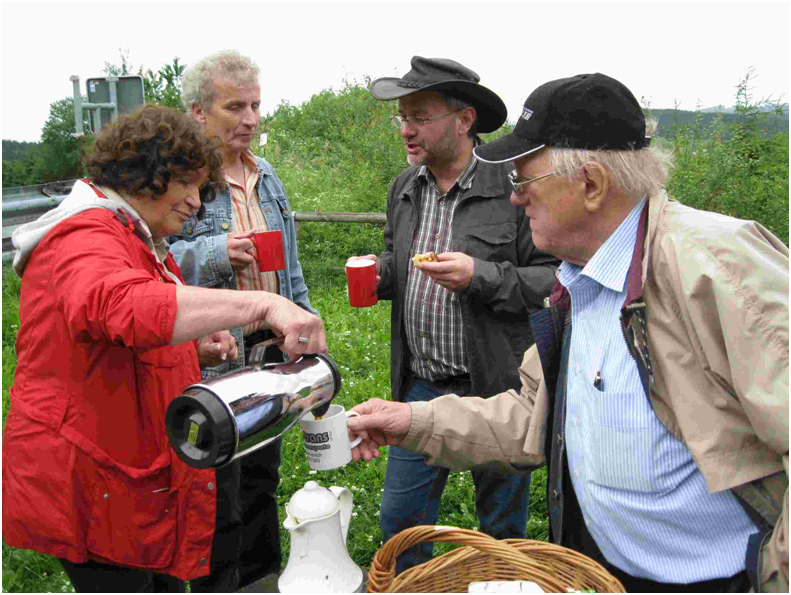 Volkmar Klein auf dem Sonnenweg in Irmgarteichen